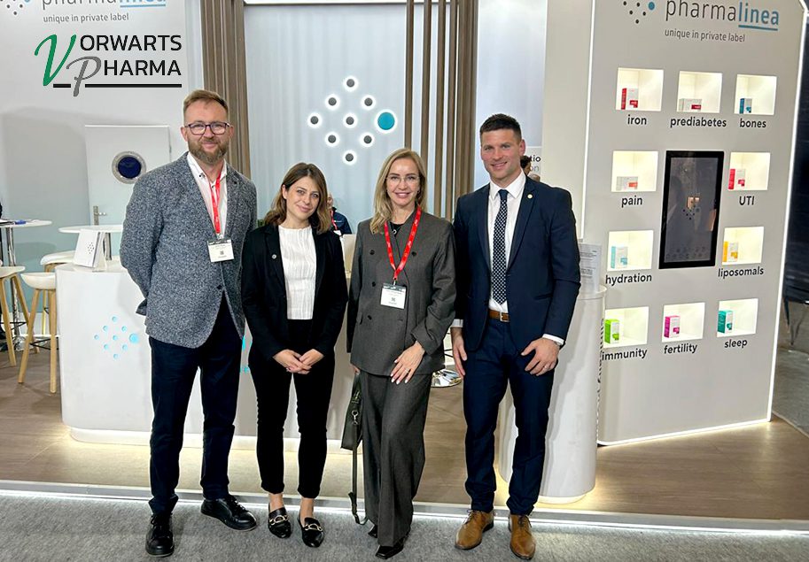 The Vorwarts Pharma team during negotiations with international partners at CPHI Europe 2025